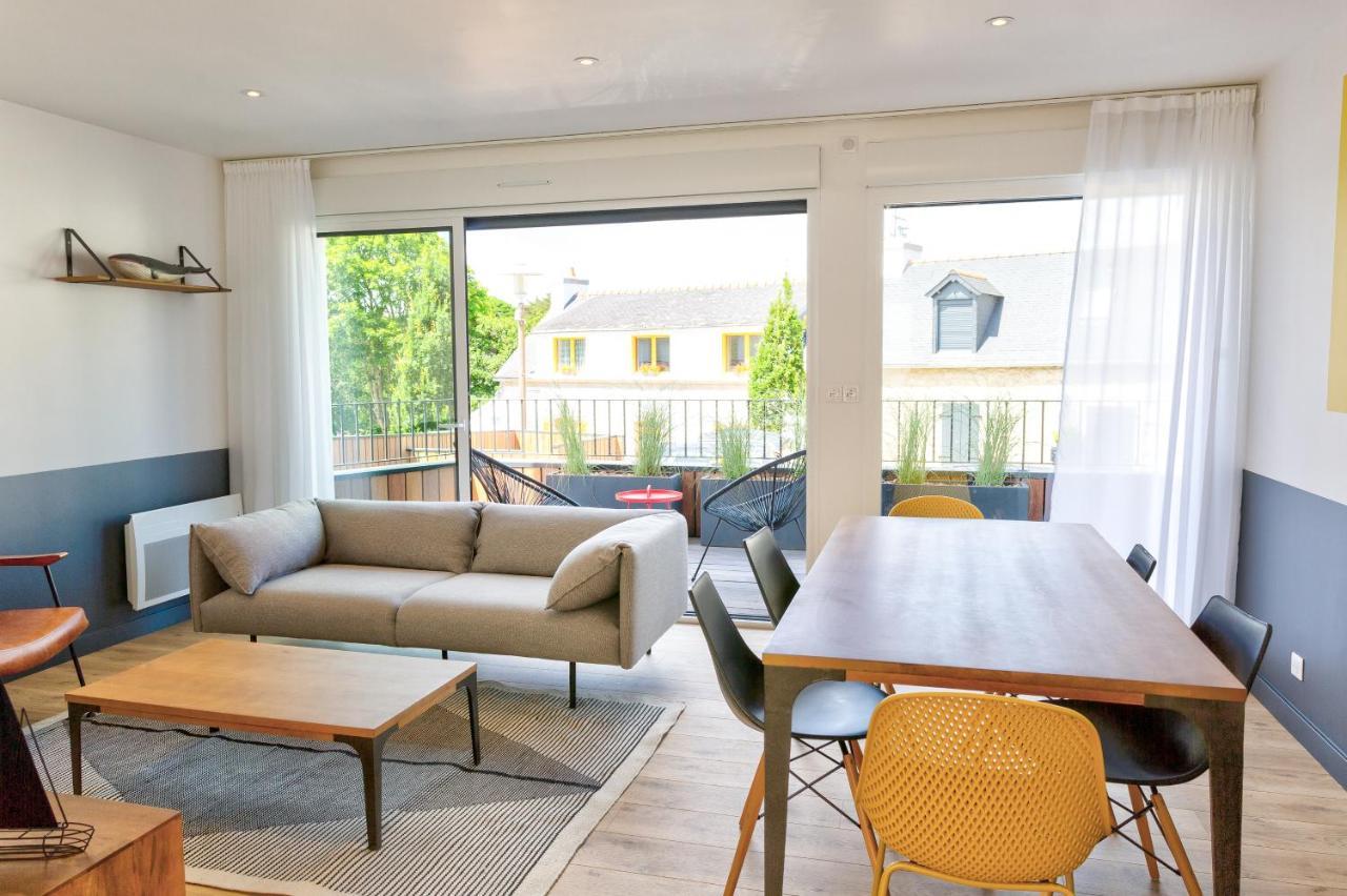 Residence Du Phare - 4 Appartements - 2 Chambres - Vue Mer Ou Terrasse Combrit Exteriör bild